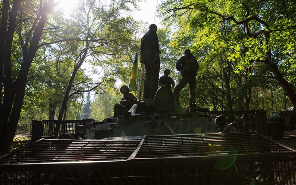 Украинские бойцы в зоне АТО / © facebook.com/iv.bogdan