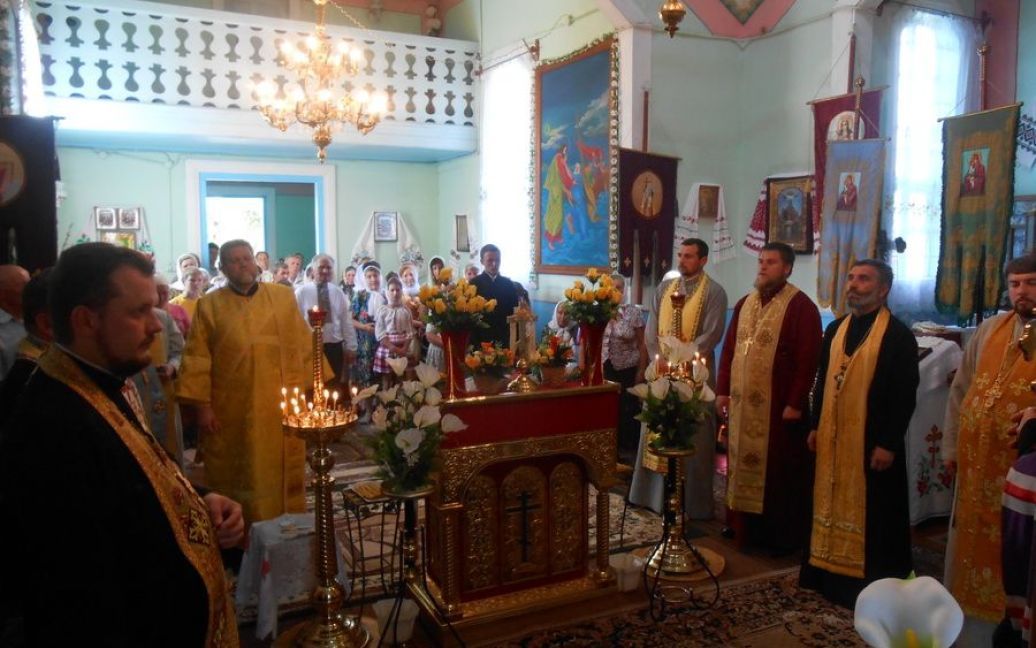 У Свято-Параскевському храмі вперше відслужили літургію українською мовою / © cerkva.info