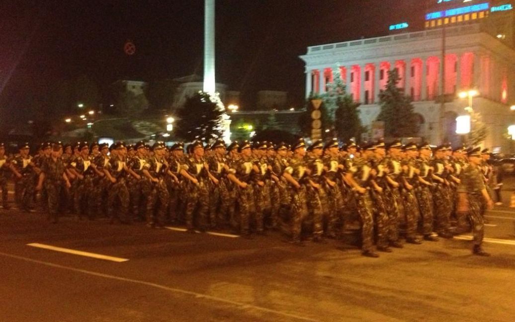 У Києві пройшла репетиція військового параду / © Twitter