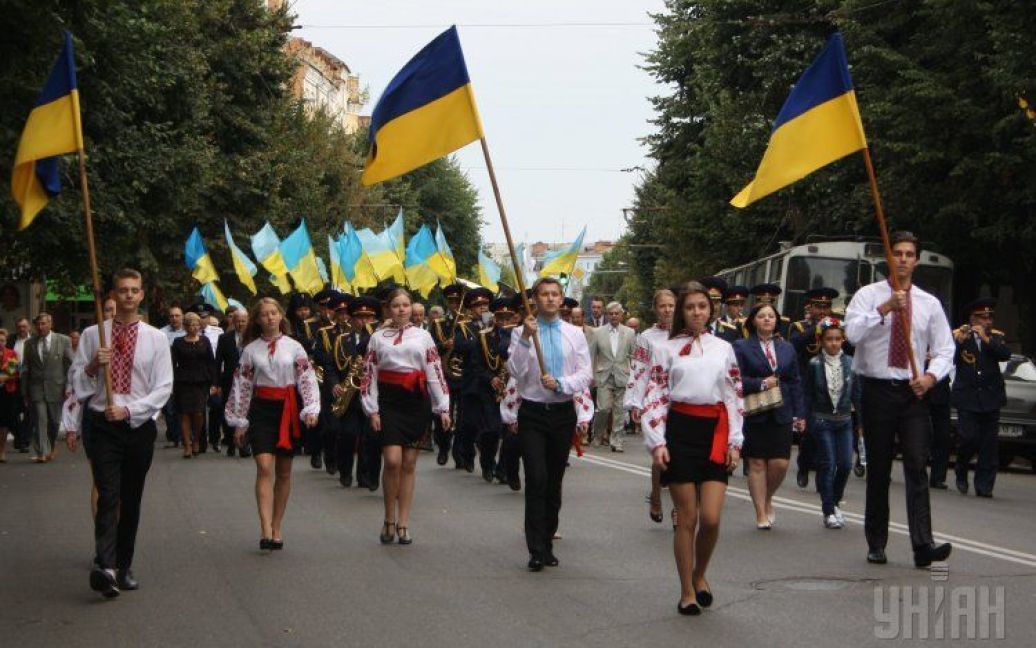 Празднование Дня Независимости в Житомире. / © УНІАН