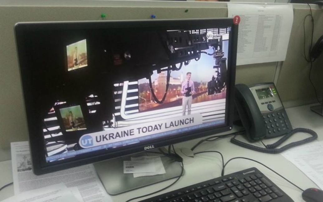 Канал Ukraine Today вийшов в ефір / © facebook.com/uatodaytv