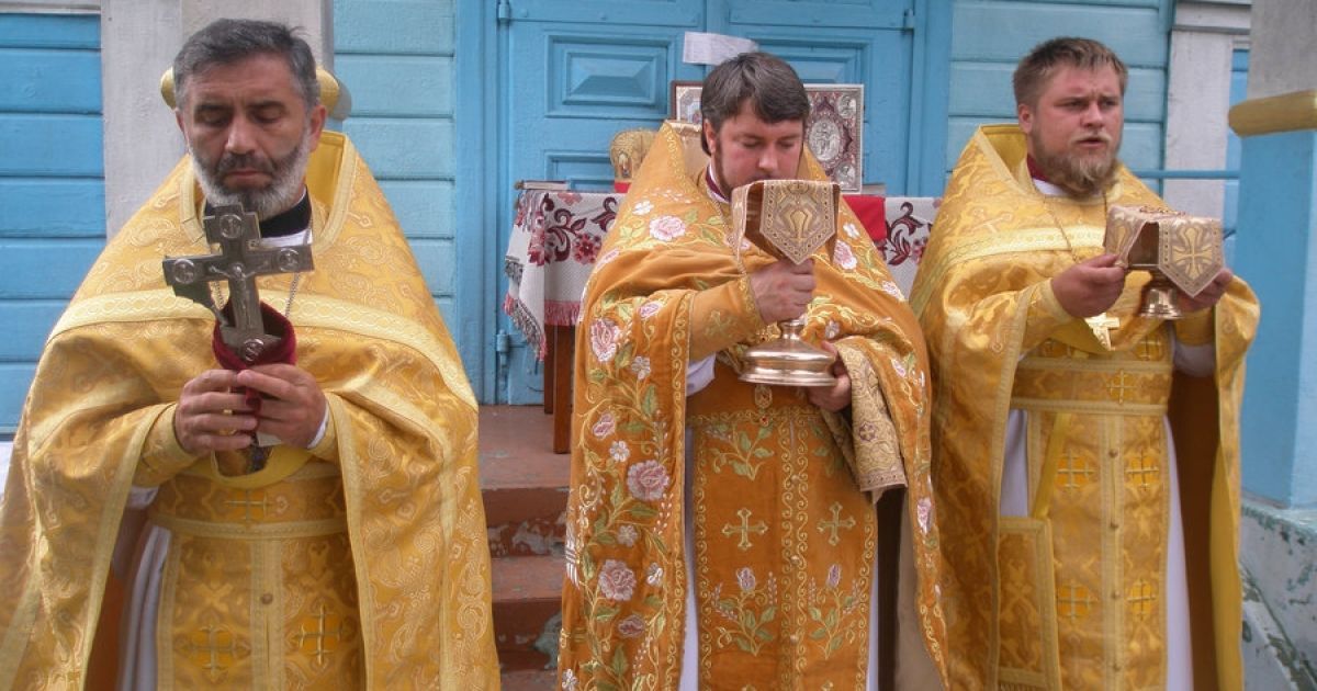В Свято-Параскевском храме впервые отслужили литургию на украинском языке