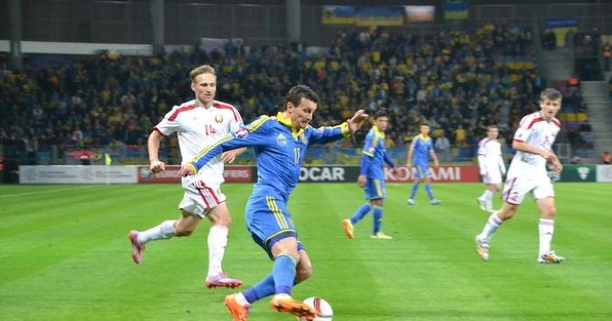 Беларусь - Украина - 0:2 / © twitter.com/sporttut