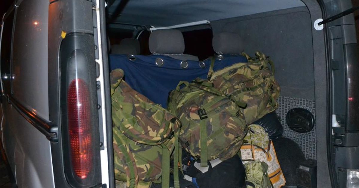 Мужні хлопці вирушили в горнило війни / © facebook.com/pravyjsektorvolyn