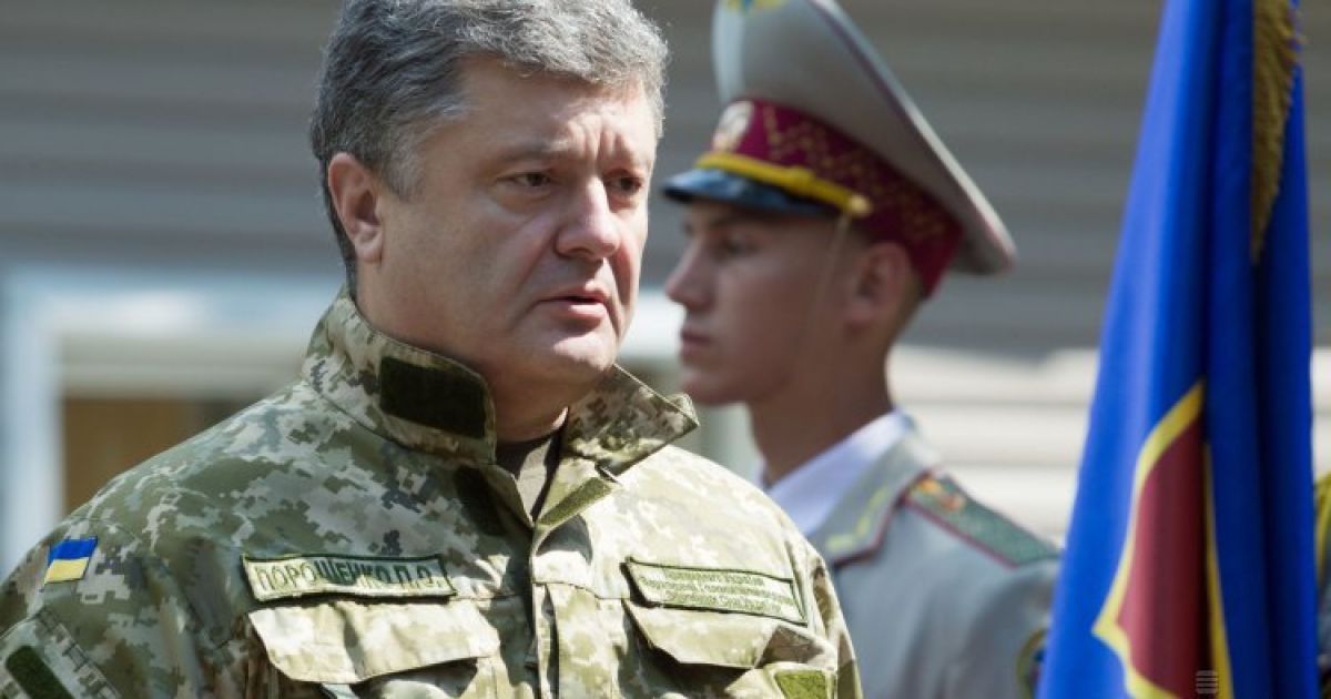 Порошенко подчеркнул, что следует рассечь территории, которые контролируют террористы