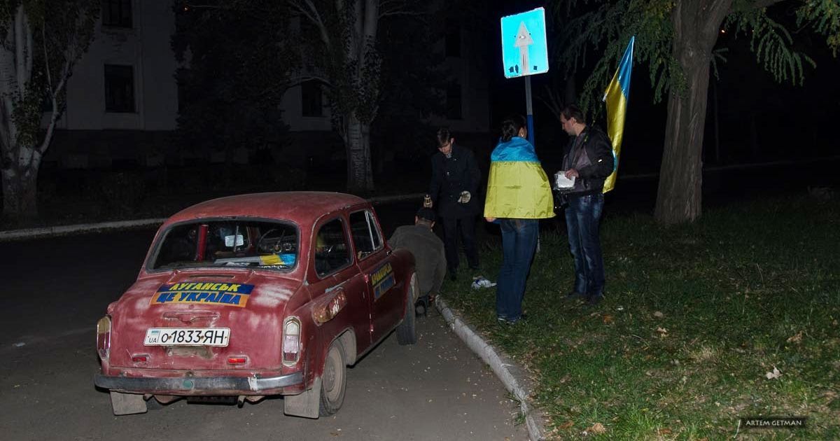 Марш в честь защитников Украины в Краматорске.