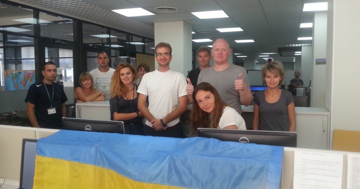 Команда Ukraine Today готовится к первому эфиру