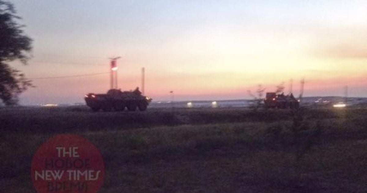 Ночью имел место факт пересечения боевой техникой границы в Изварино