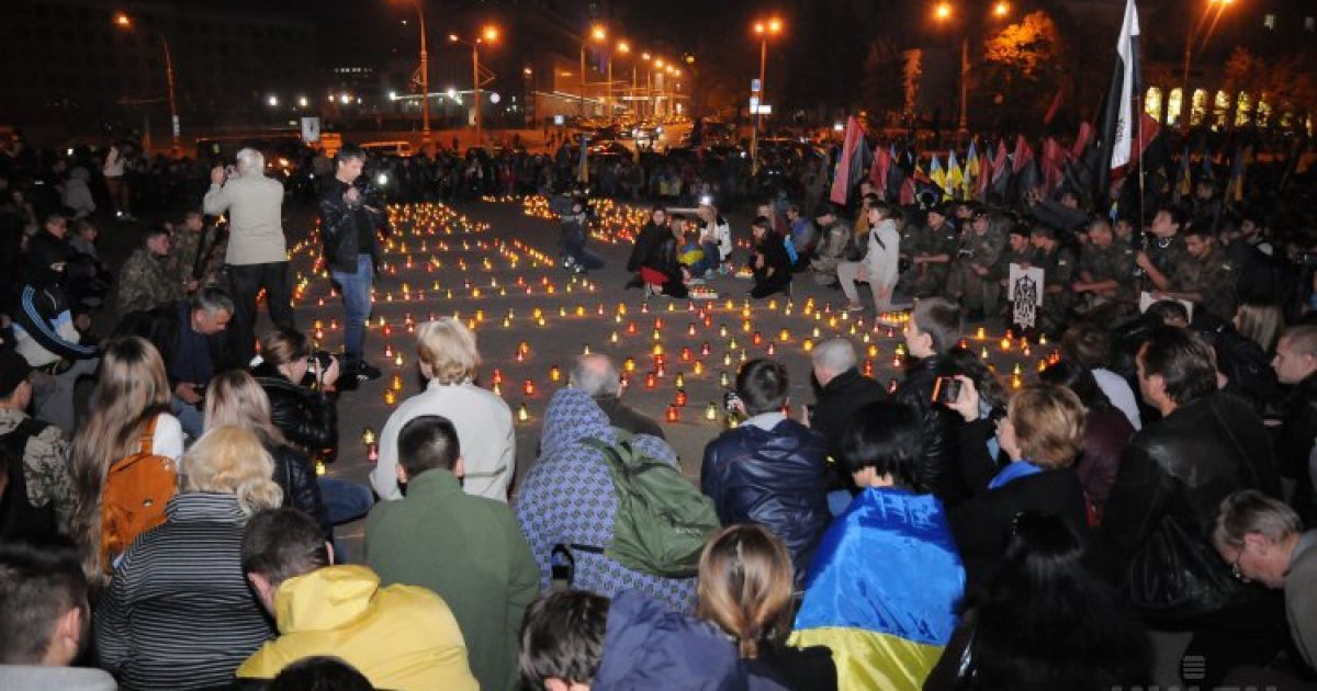 Марш героев "Иду на Вы" в Харькове. / © УНІАН