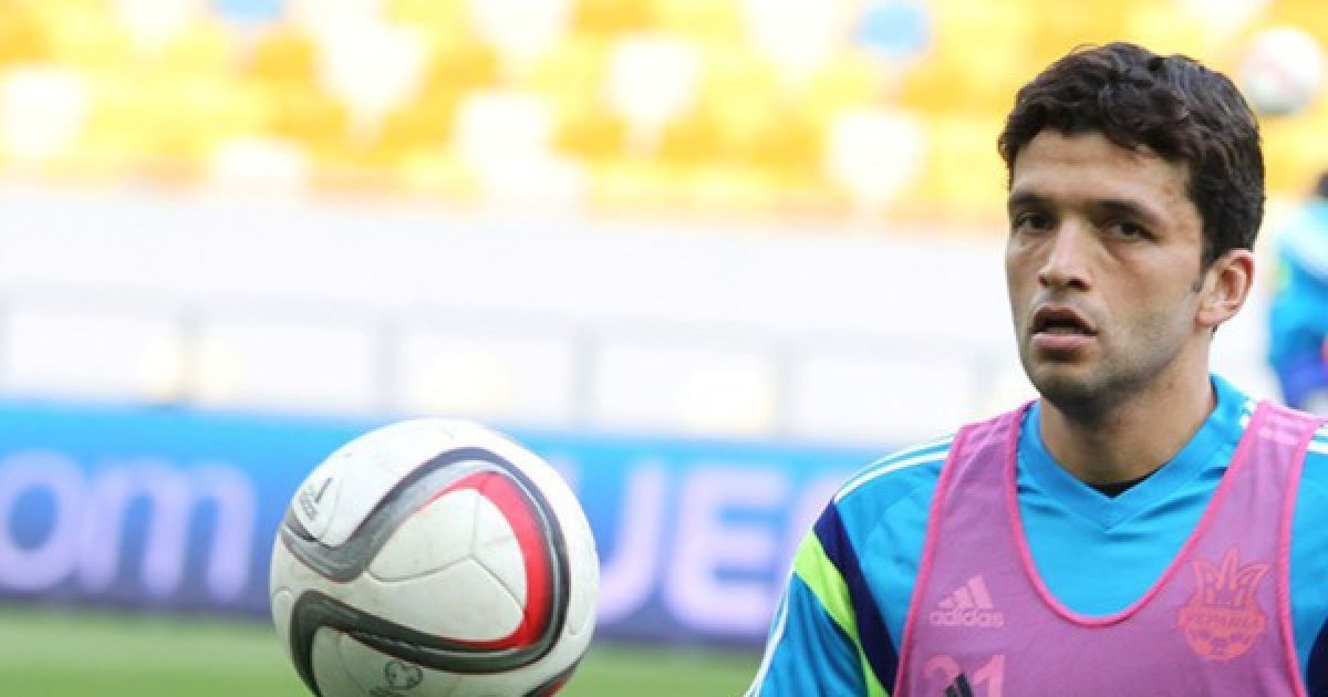 Эдмар в форме сборной Украины.