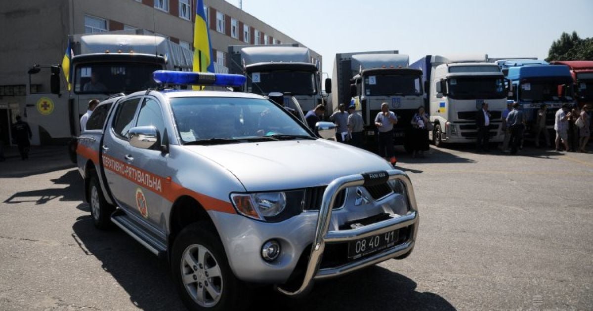 Українська гуманітарна допомога має прийти до розподільчого пункту 15 серпня / © УНІАН