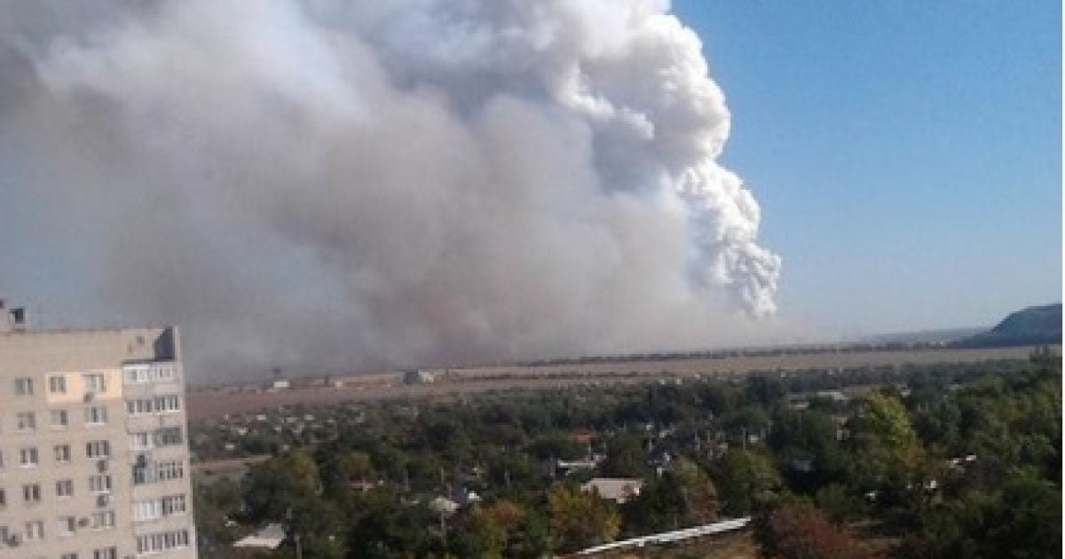 Звуки залпів і вибухів чути в Петровському районі