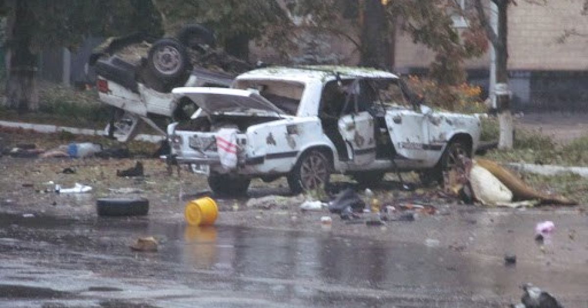 Взорваны в Шостке авто принадлежавшие милиционерам