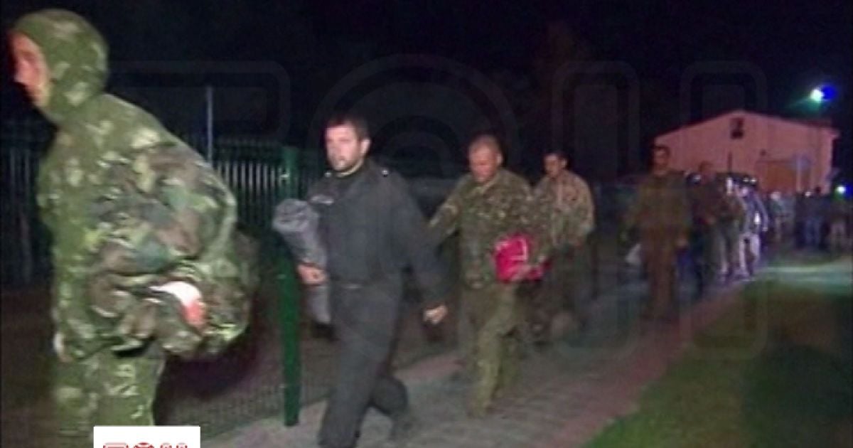 В 3 ночи от российских пограничников приняты 63 военнослужащих Нацгвардии Украины