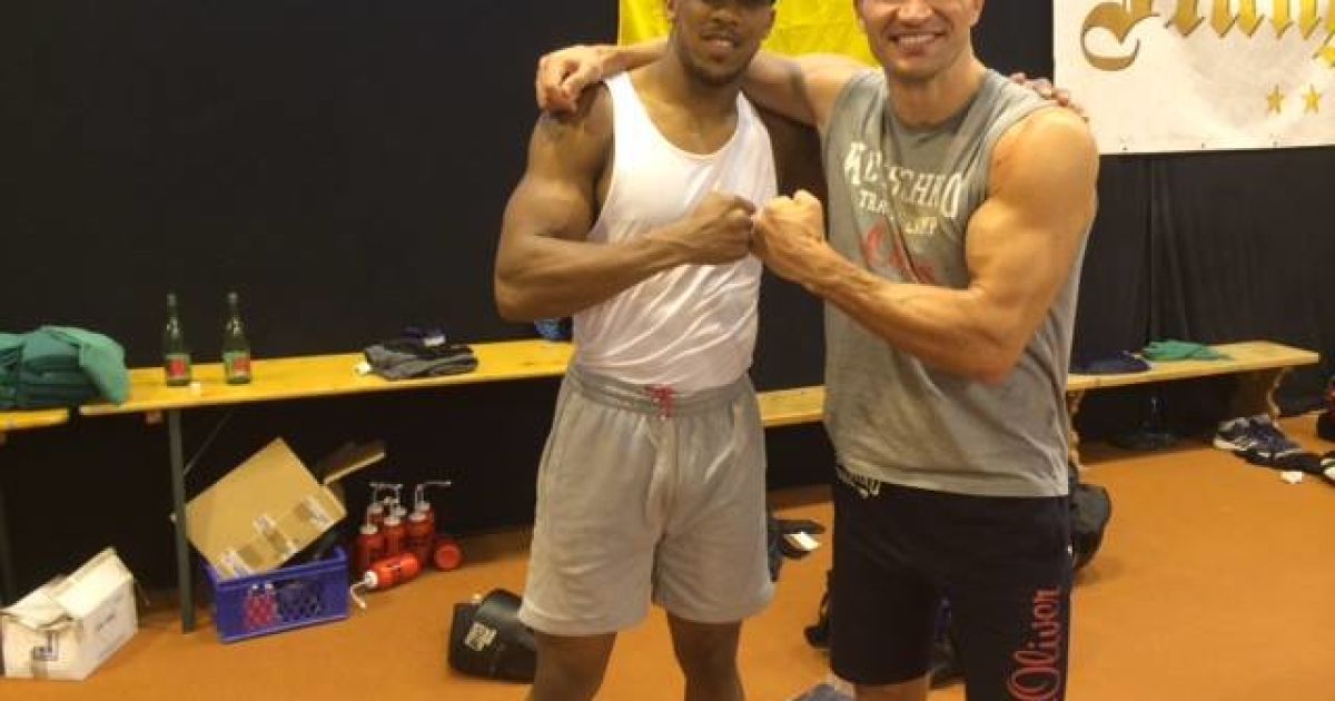 Владимир Кличко и Энтони Джошуа