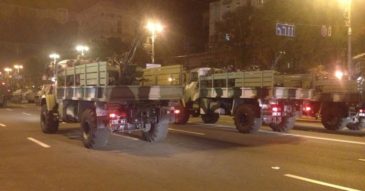 В Киеве прошла репетиция военного парада / © pajhwok.com