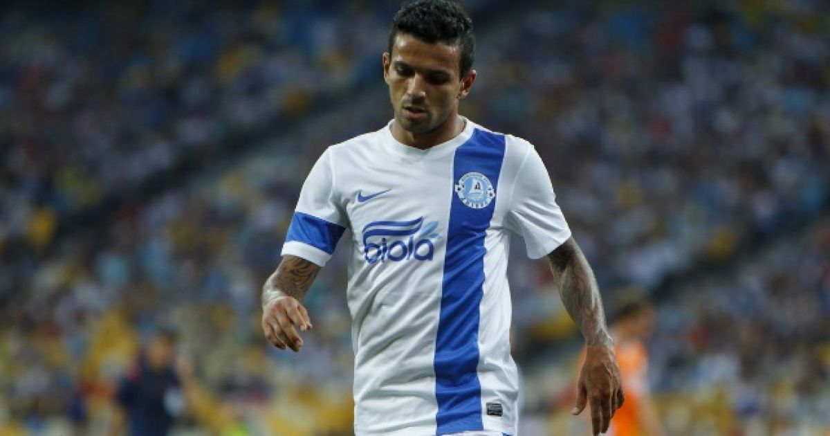 Матеус забил первый гол "Днепра" в ворота "Зари".