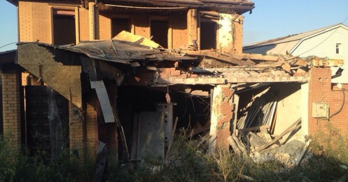 Місто піддалося артобстрілу / © vk.com/club75160769