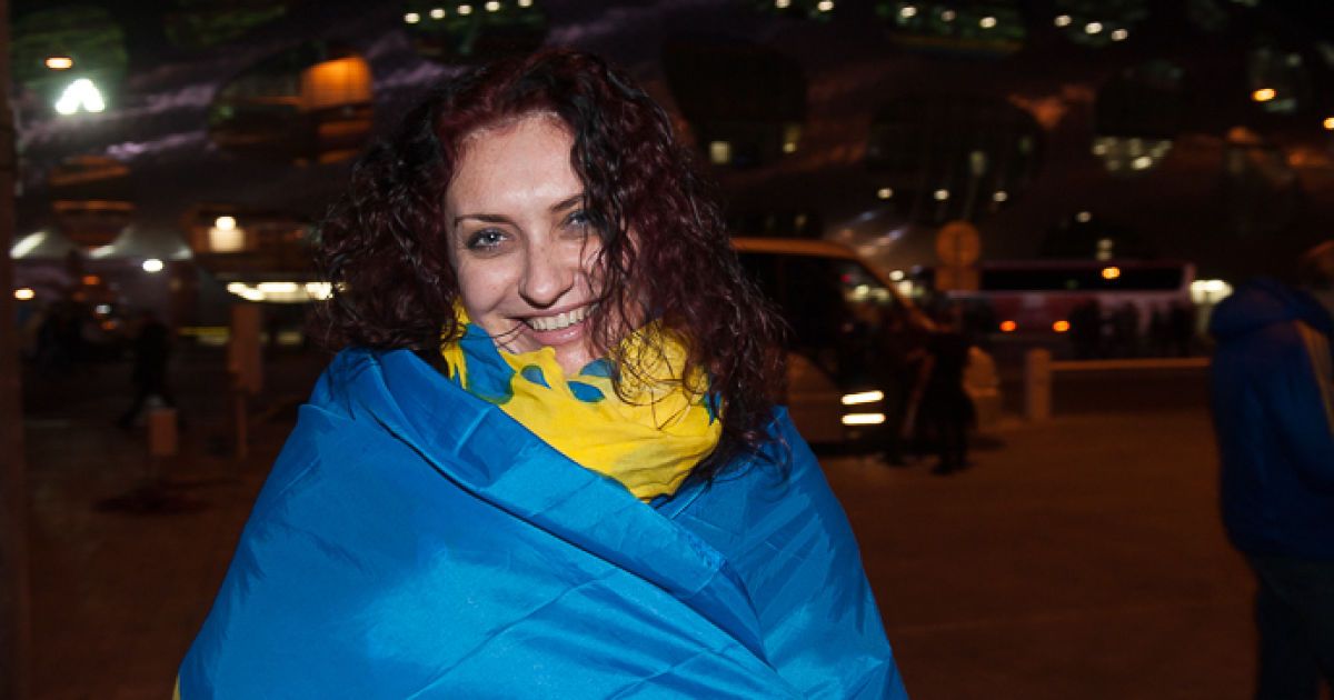 Фанаты на матче Беларусь - Украина / © people.onliner.by