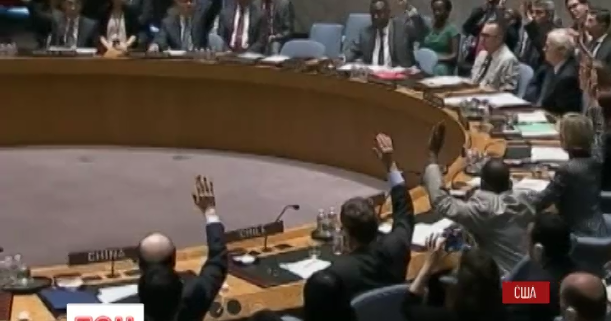 СБ ООН принял резолюцию единогласно