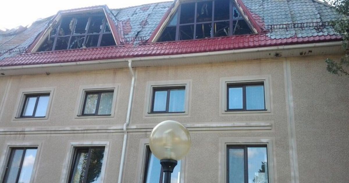 Тренировочная база "Шахтера" после обстрела террористами / © shakhtar.com