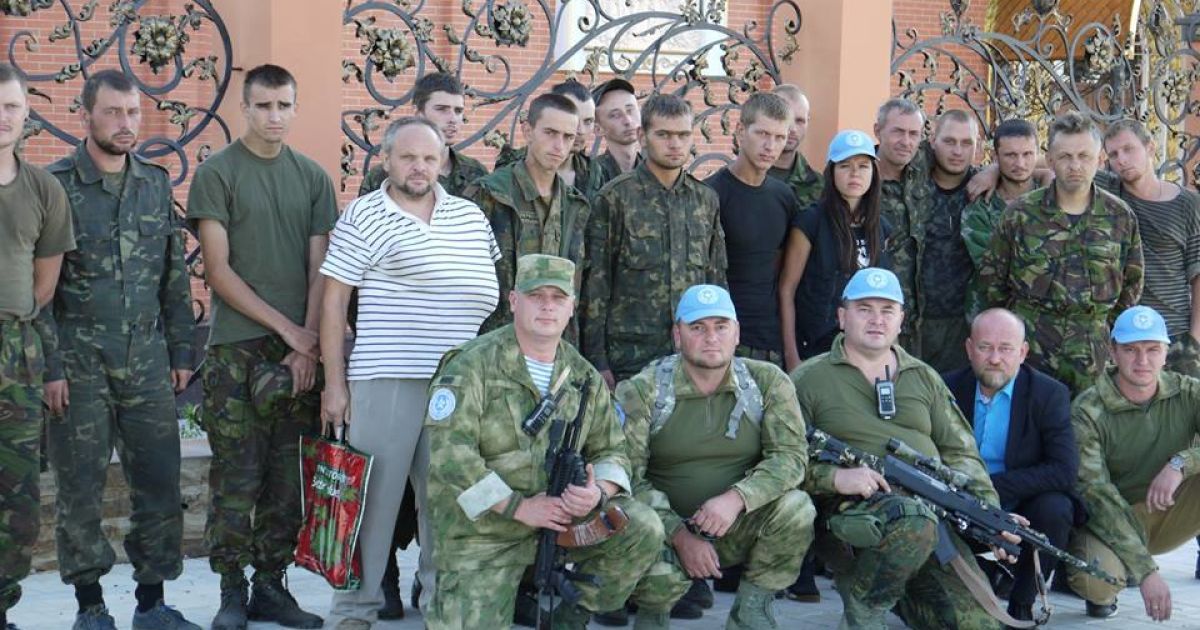 Бойовики звільнили чергову партію полонених.