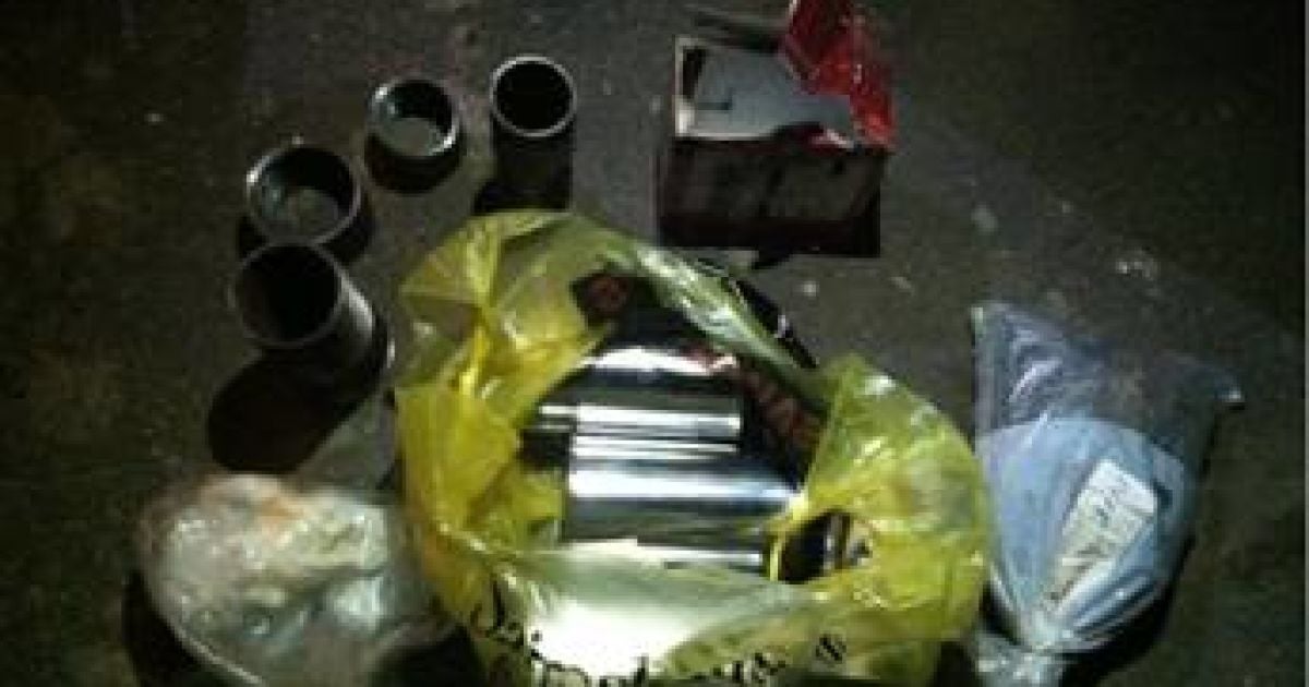 У злоумышленников изъяли элементы взрывных устройств