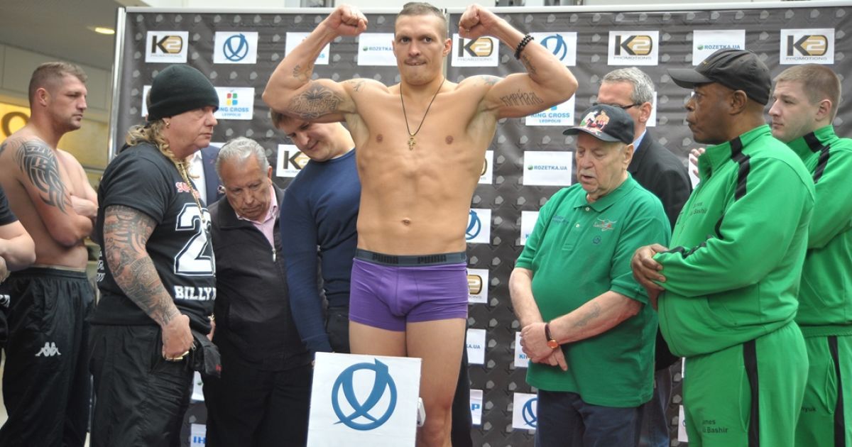 Зважування Усика і Брюера / © K2 Promotions