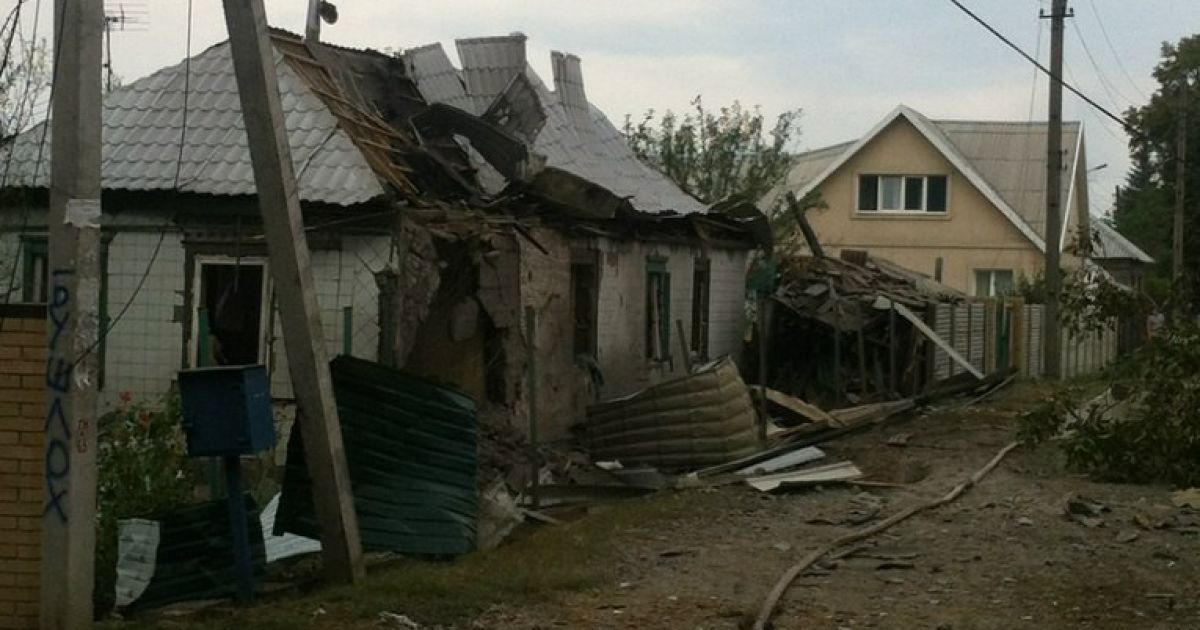 Харцызск пережил страшный артобстрел / © buro247.ru