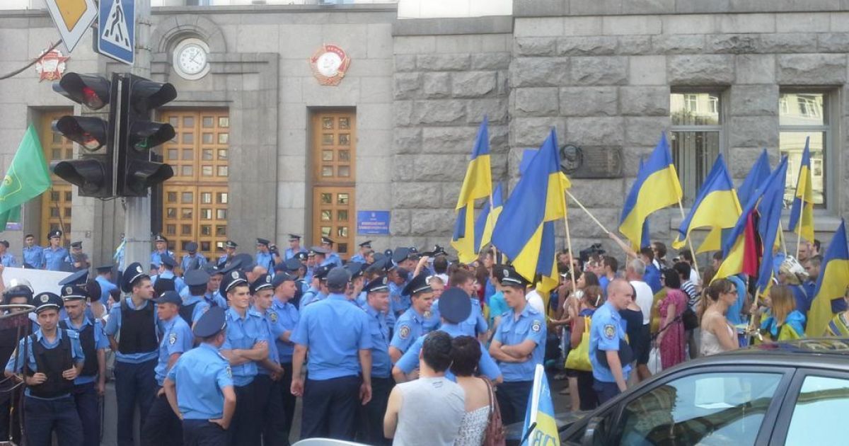 Харків'яни провели акцію за відставку Кернеса / © twitter.com/itsector