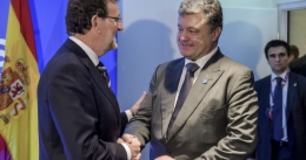 Петр Порошенко провел встречу с Мариано Рахоем