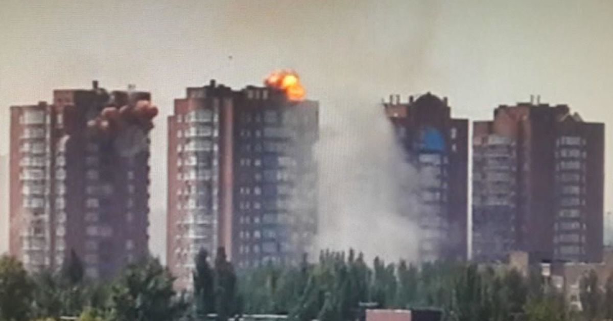 В Донецке всю ночь не утихали обстрелы