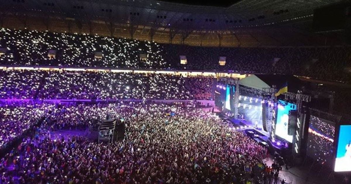 Выступление Океана Ельзи во Львове