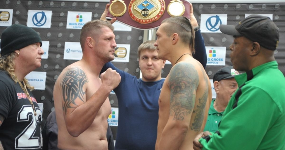 Зважування Усика і Брюера / © K2 Promotions