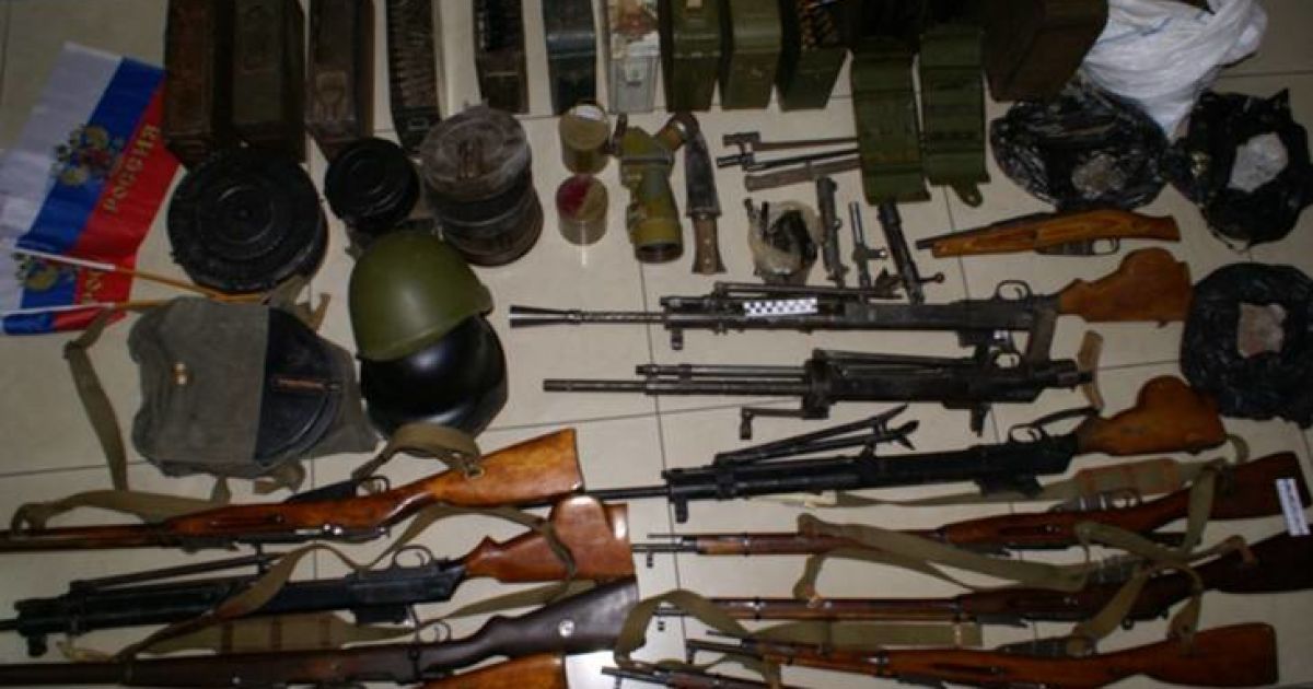 СБУшники вилучили неймовірну кількість зброї