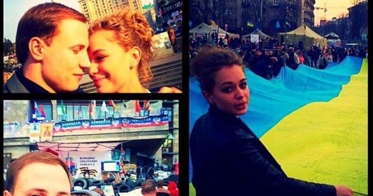 Соломко была на Майдане с мужем