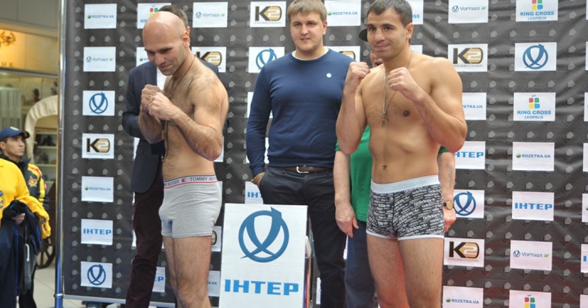 Зважування Котельника і Бенідзе / © K2 Promotions