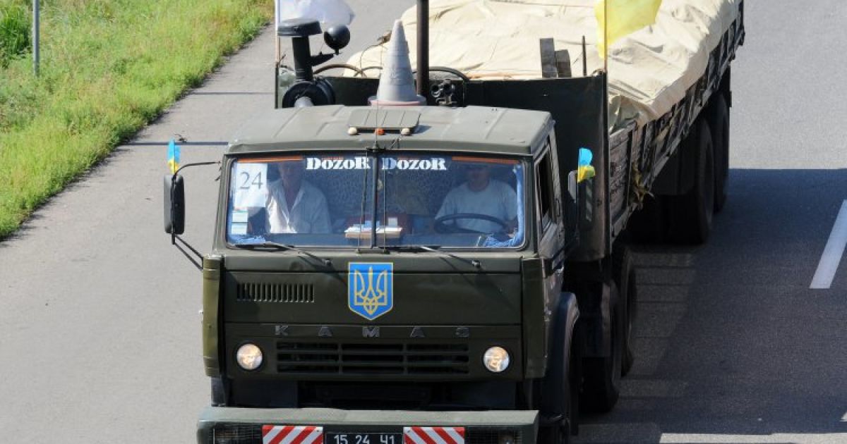 Українська гуманітарна допомога має прийти до розподільчого пункту 15 серпня / © УНІАН