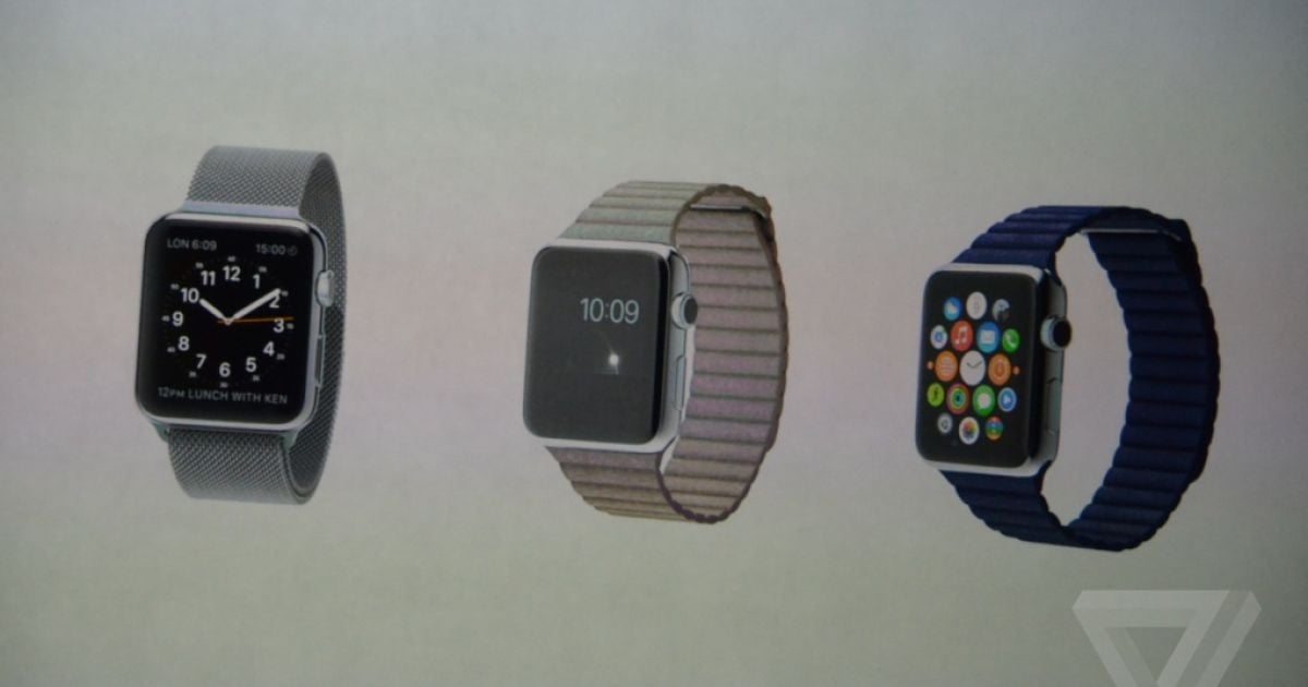 Apple представила смарт-годинник Apple Watch (Фото The Verge).