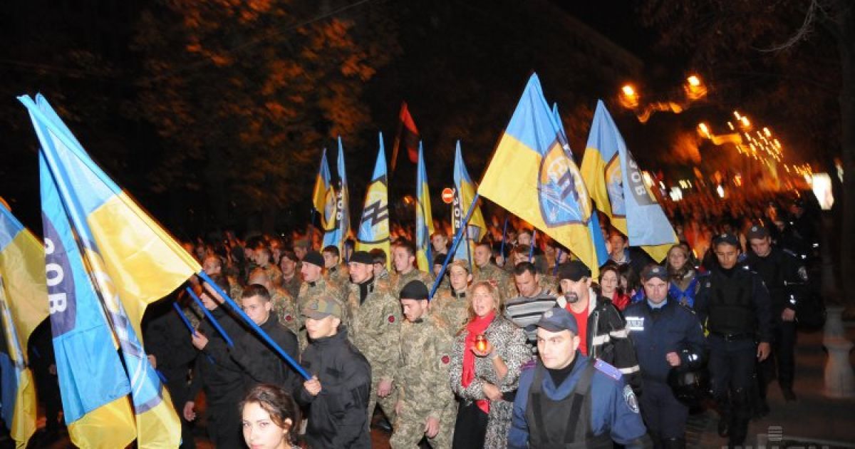 Марш героев "Иду на Вы" в Харькове. / © УНІАН