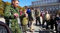 В Донецке митинговали против так называемых выборов "ДНР"