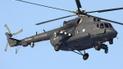 Военный вертолет следит за украинской границей. Иллюстрация