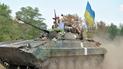 Украинские военные преследуют террористов
