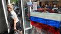 Активисты маркировали продукцию российского происхождения