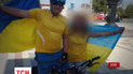 Кілька сміливців вийшли з прапорами України на акцію протесту у Севастополі