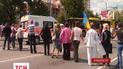 На выезде из Ивано-Франковска родные бойцов заблокировали дорогу