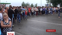 Дружини і матері військовозобов'язаних на Прикарпатті протестують проти мобілізації