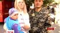 Квітами та обіймами зустріла Полтава своїх бійців зведеного загону правоохоронців