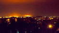 Поля горят на окраине города