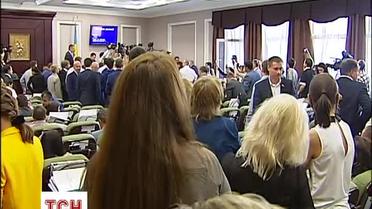 В Киевсовете "ляшковцы" потолкались с "кличковцами"